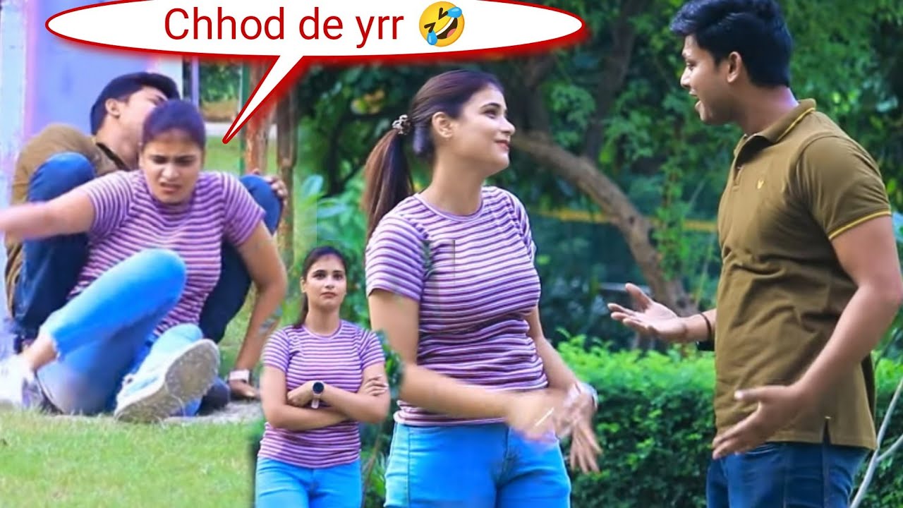 Esclator prank on delhi girl || crazy vishal