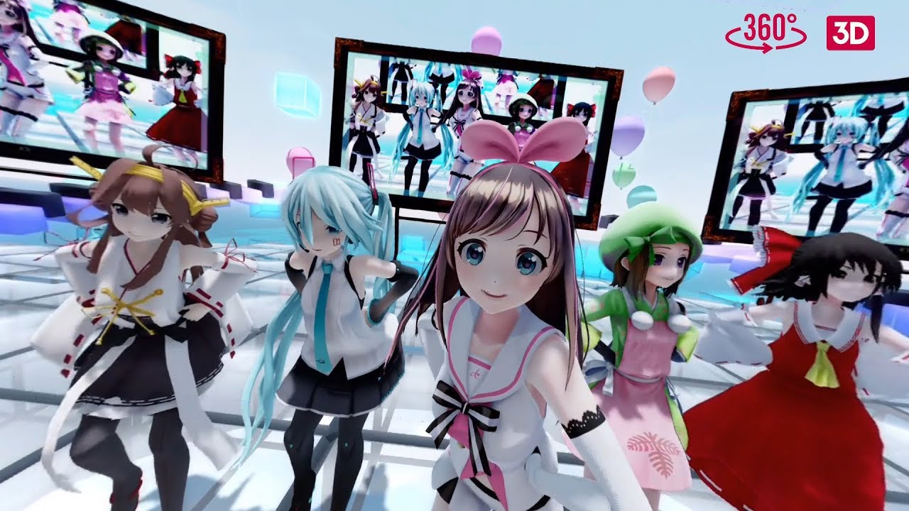 [MMD VR 360 3D 4K Test(固定カメラ＆カメラワーク)] 気まぐれメルシィ／Kimagure Mercy