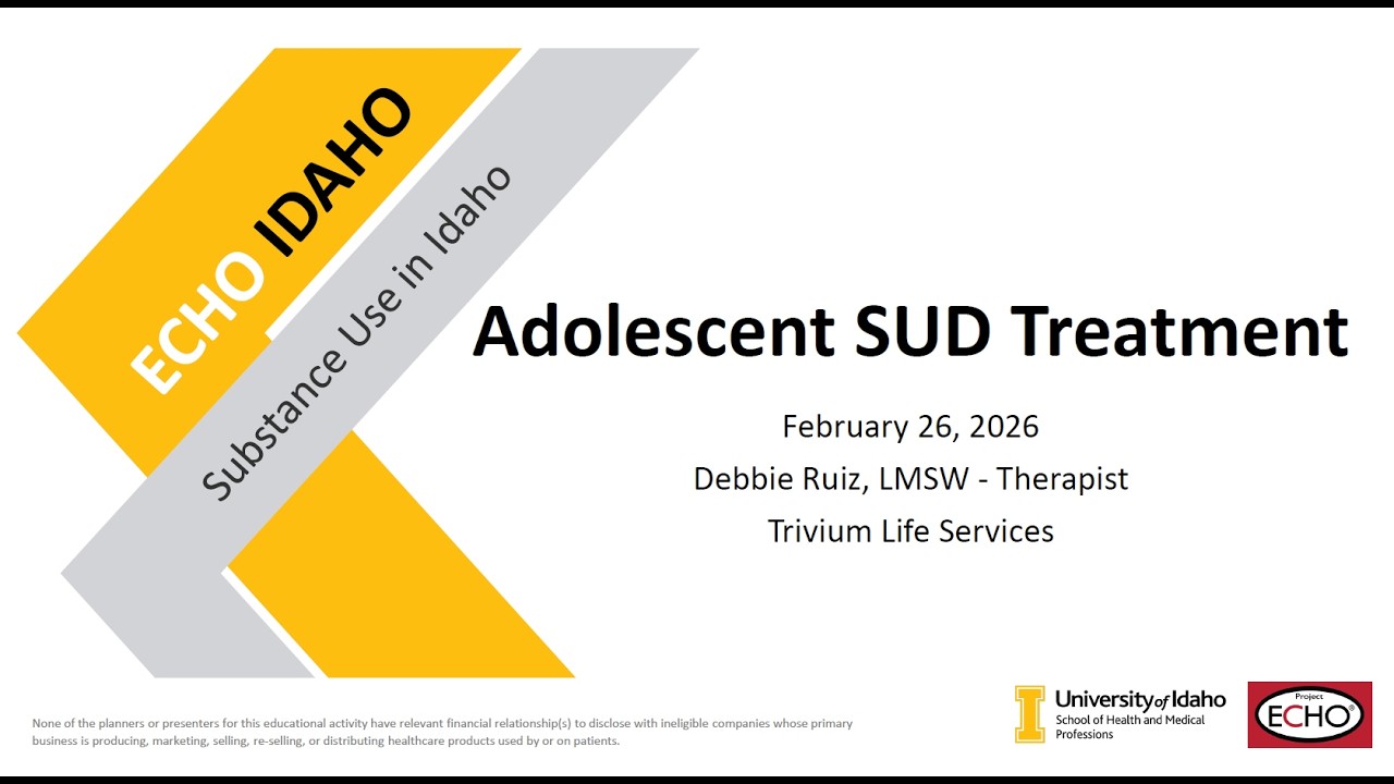 Adolescent Substance Use Treatment  - February 26, 2026