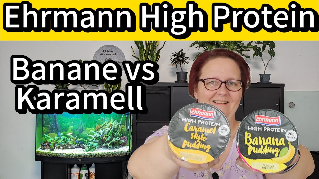 Ehrmann High Protein Pudding: Banane vs. Karamell | Welcher schmeckt besser?