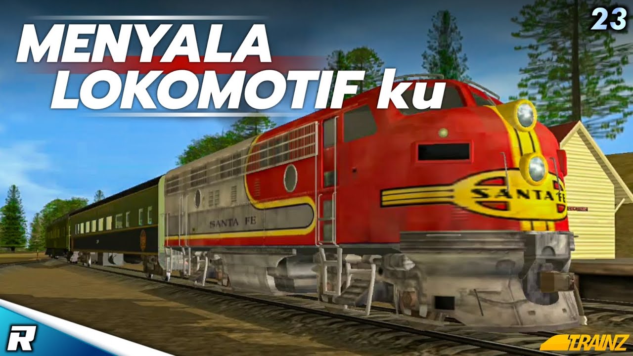 DINASAN SPESIAL LIVERY MERAH-PUTIH 🇮🇩 TAPI BUKAN DI INDO 💀 (Trainz 2009 Part-23)