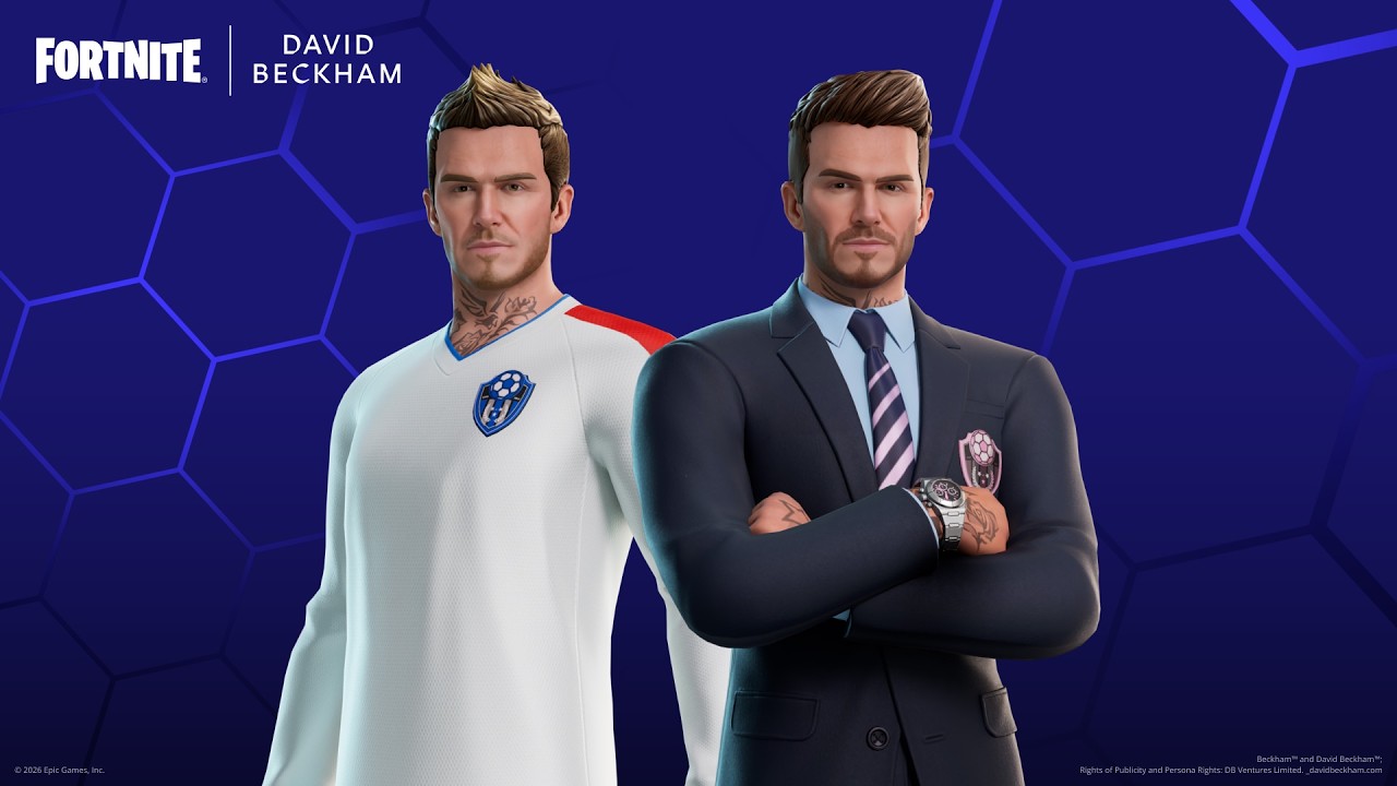 Welcome to Fortnite, David Beckham