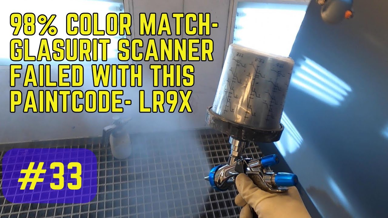 Glasurit 100 line- can you scan and spray?
