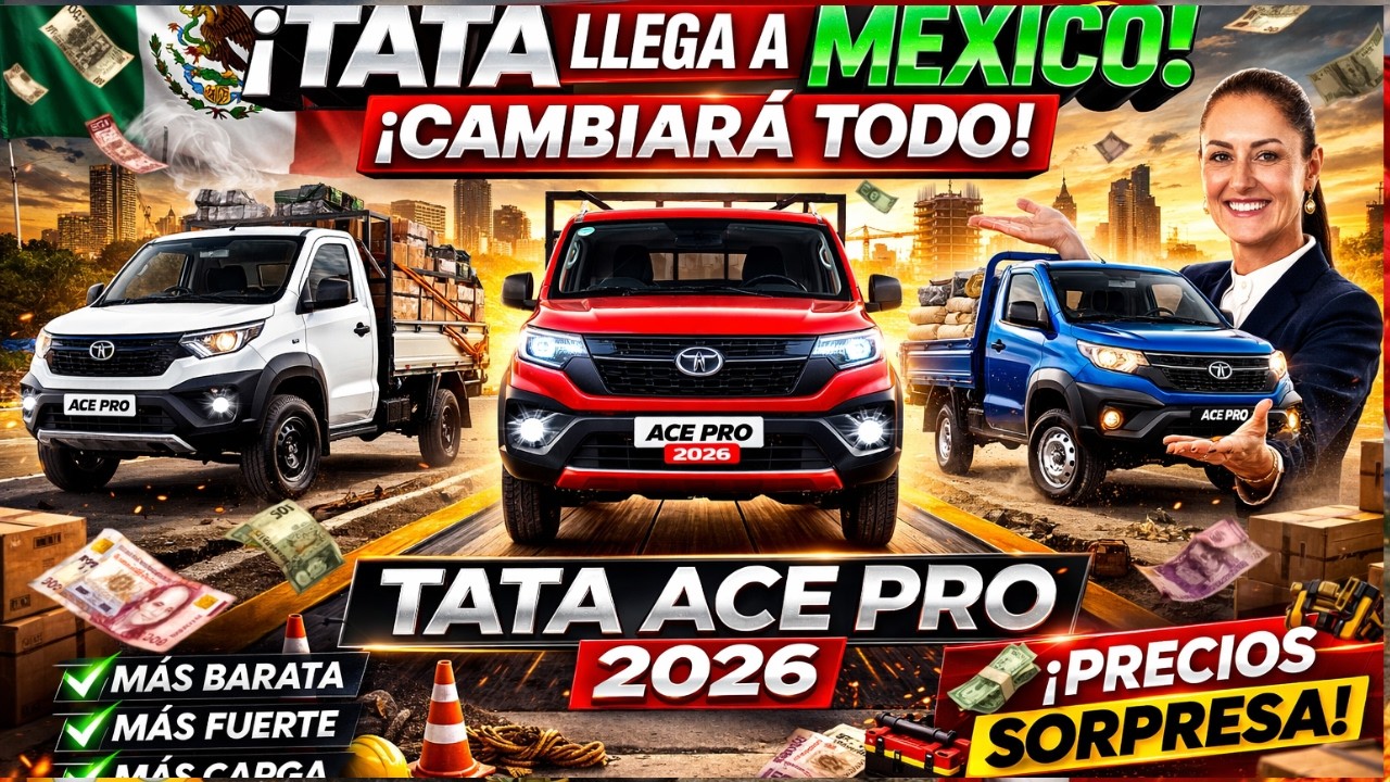 💥🚨 ESTAS PICKUPS DE TATA PODRÍAN CAMBIAR EL MERCADO MEXICANO PARA SIEMPRE