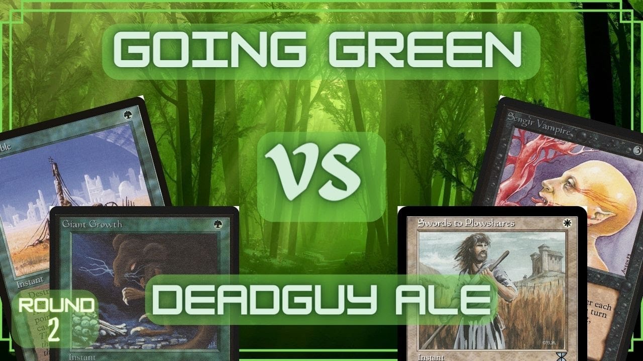 Mtg Old School: Green aggro VS Deadguy Ale (Tron Wars 1.0)