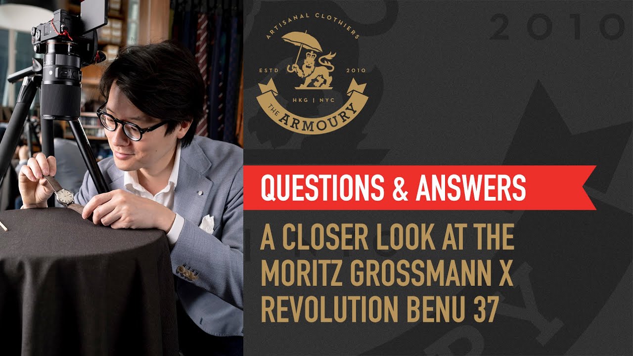 Q&A - A Closer Look at the Moritz Grossmann x Revolution Limited Edition Benu 37