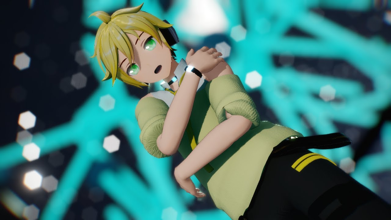 [MMD] ヒビカセ / Hibikase - YYB Disturb Manic Girl Len 카가미네 렌