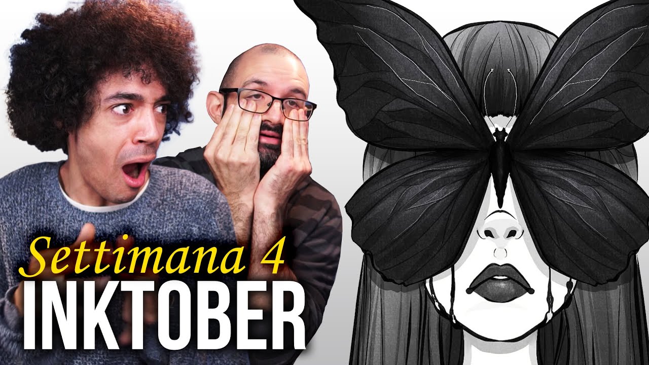 COMMENTO i vostri DISEGNI per l'INKTOBER - 4ª Settimana