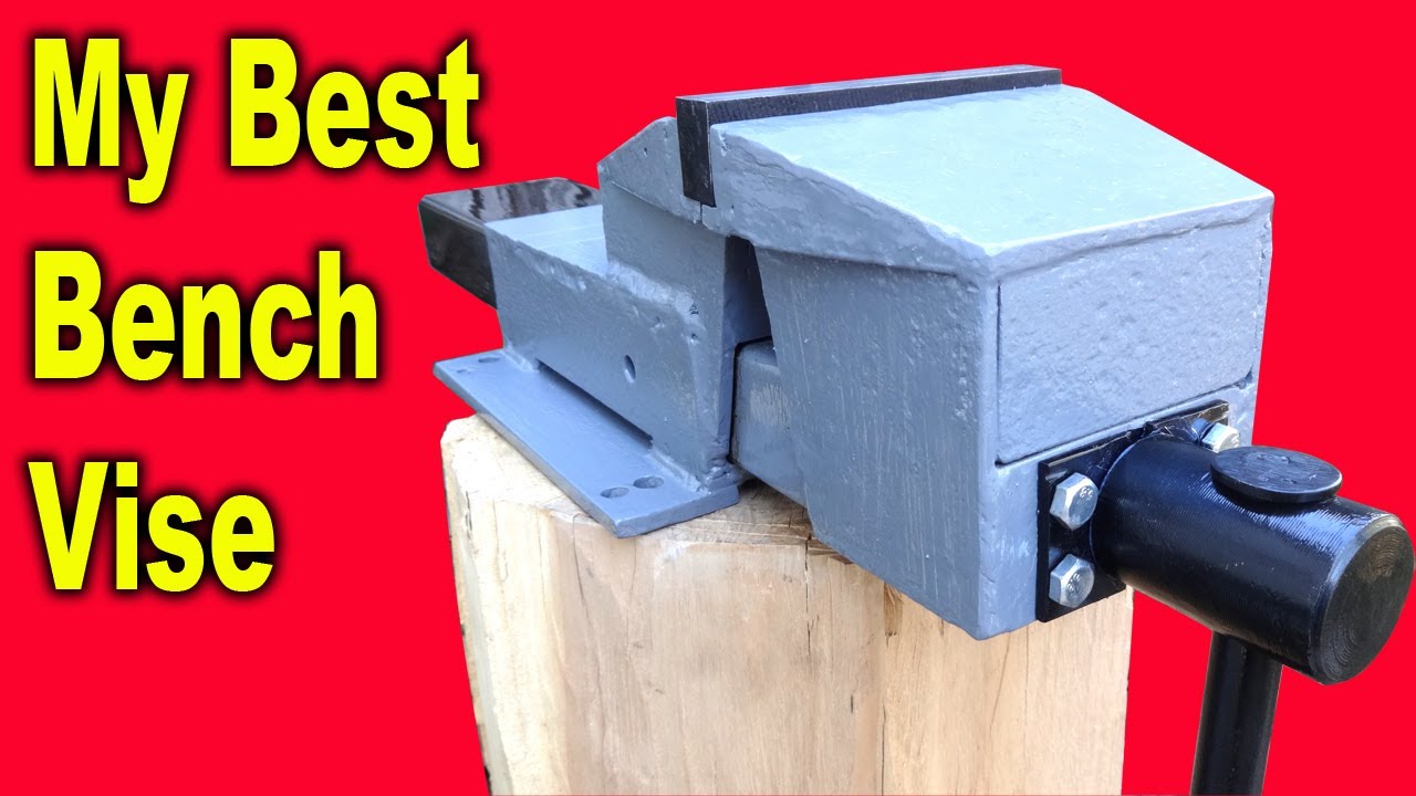 How I Made My Best Bench Vise. I've never done this before!