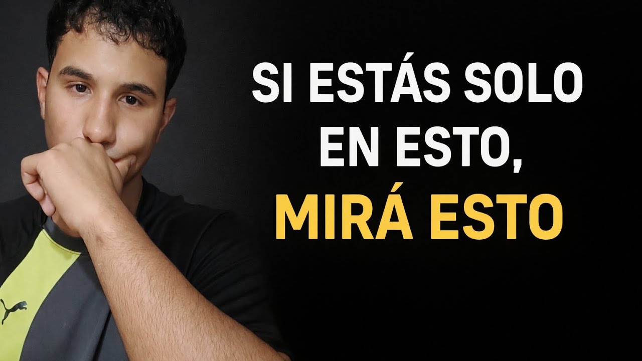 Si estás solo en esto, mira esto.