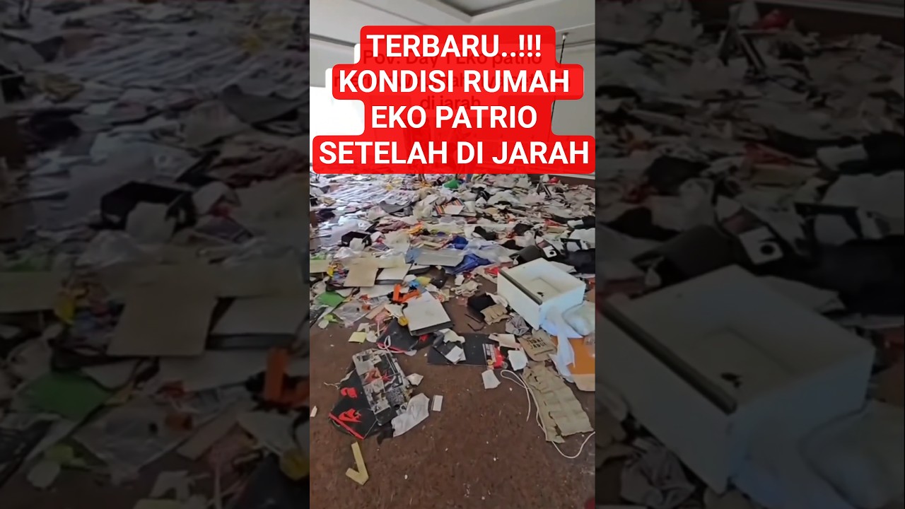 Kondisi rumah eko patrio terbaru #rumahekopatrio #ekopatrio #rumahekopatrio #penjarahan