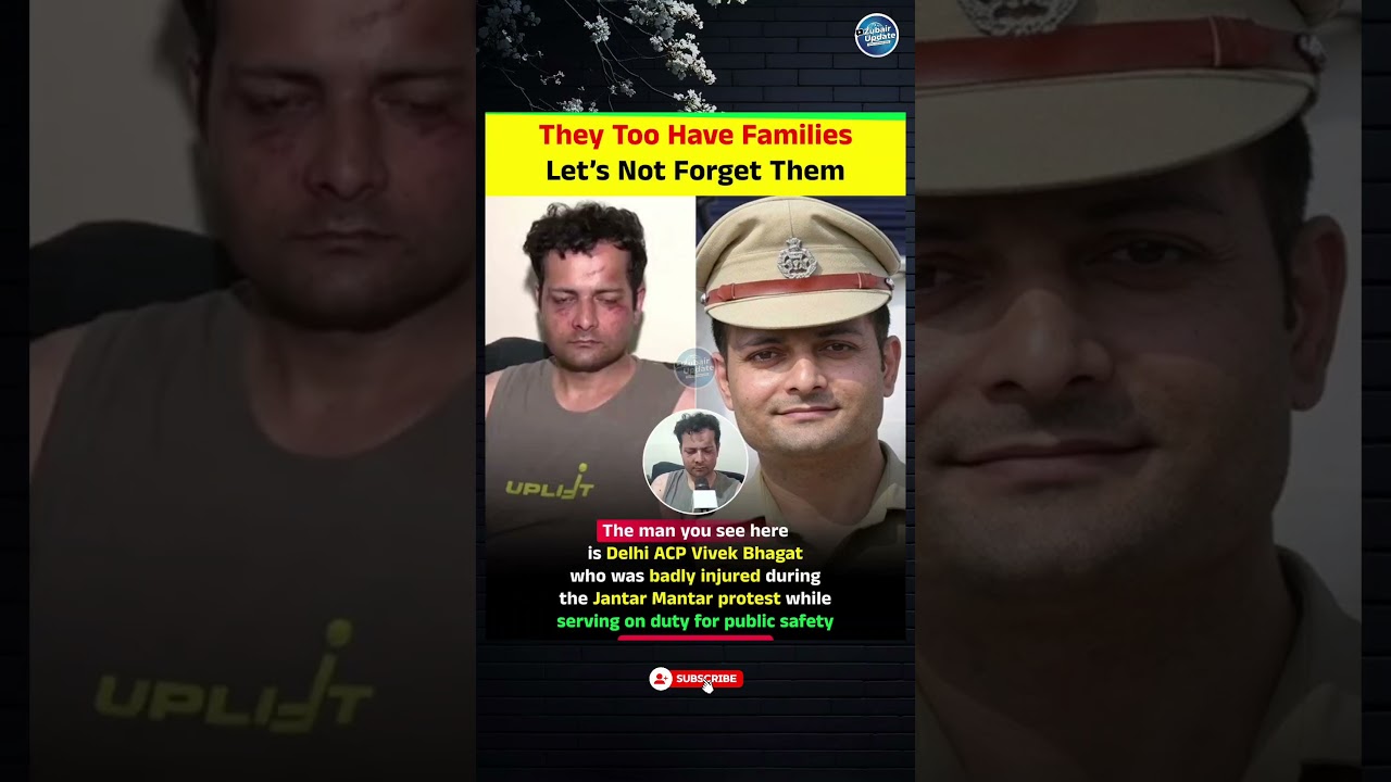 Delhi ACP Vivek Bhagat Injured on Duty! 🇮🇳 The Story Everyone Should Know 💔 #Shorts