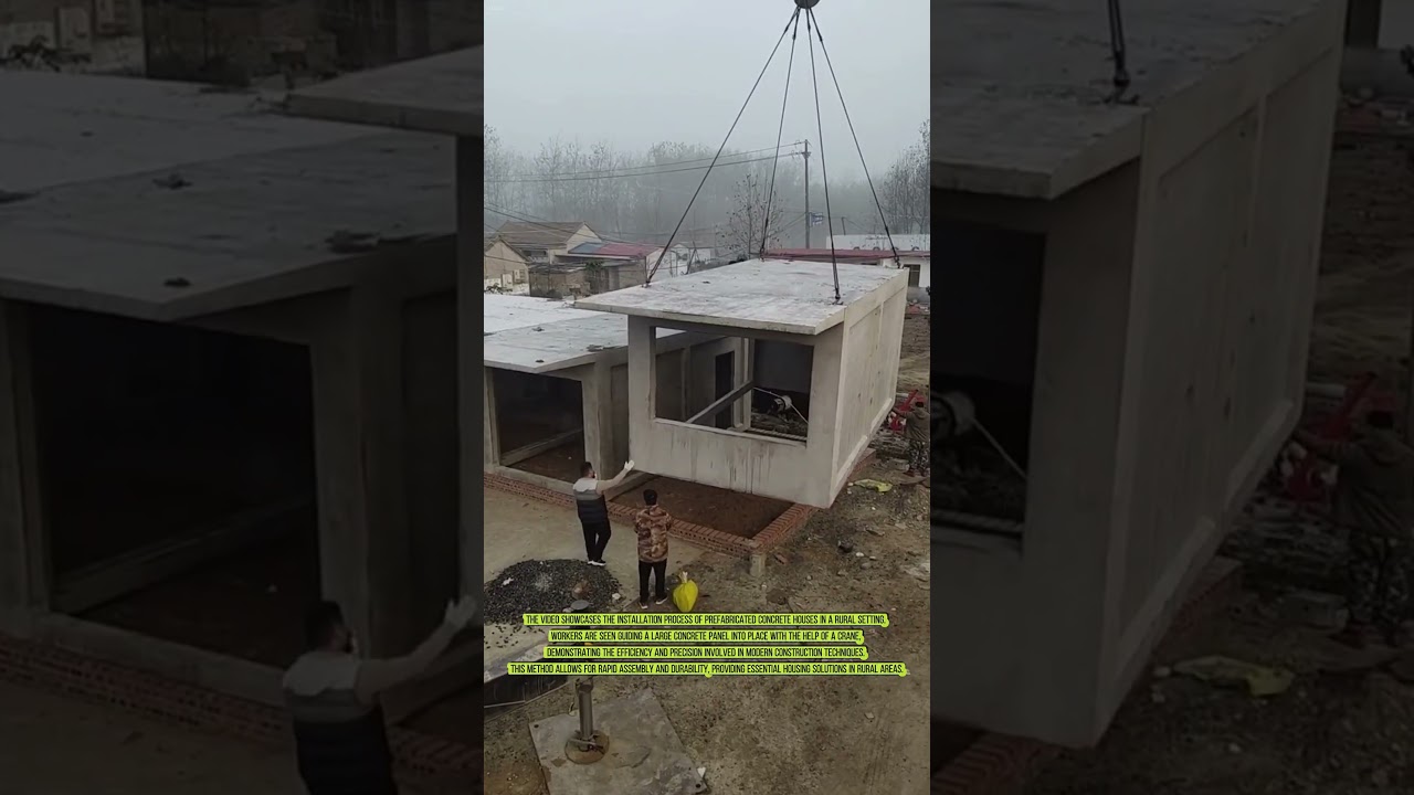 Rural Development: Installation of Prefabricated Concrete Houses