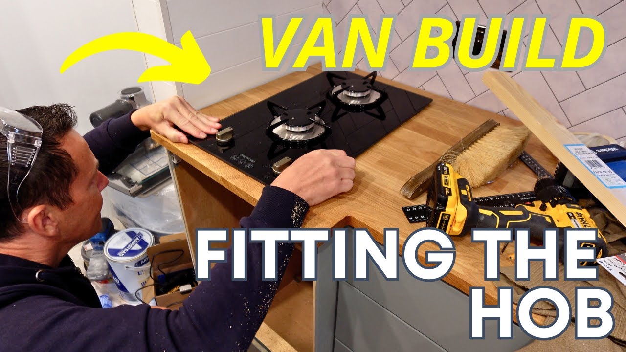 VAN BUILD - Installing a Thetford 922 Gas Hob into our Self Build Camper Van