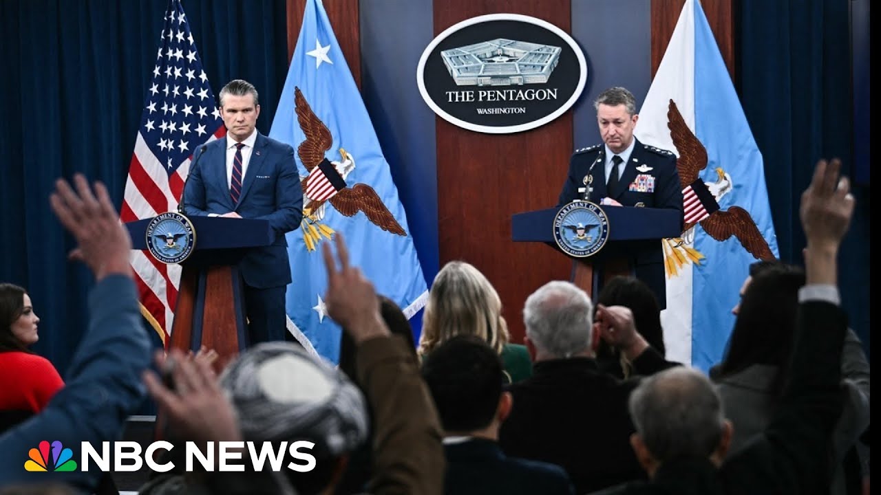 What are the military's objectives in Iran?