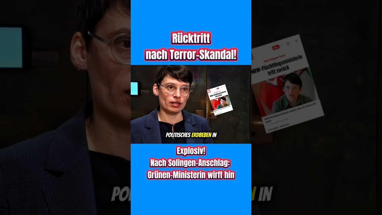 Gr&uuml;ne NRW-Fl&uuml;chtlingsministerin Josefine Paul tritt zur&uuml;ck!