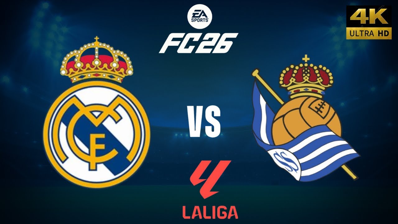 FC 26 - Real Madrid vs Real Sociedad - LaLiga 25/26 Full Match - PC [4K60]