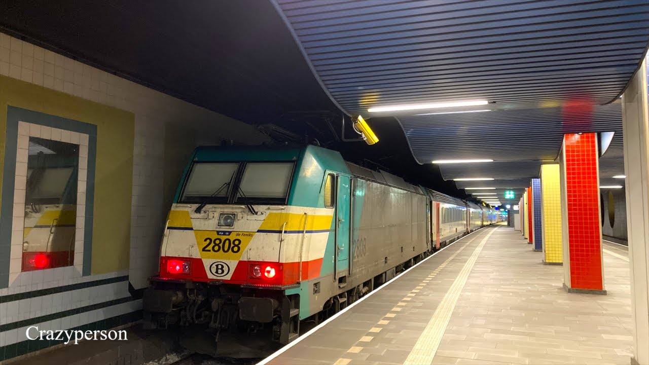 NMBS Eurocity keert op Rotterdam Blaak spoor 4 en NS Treinen (2026)