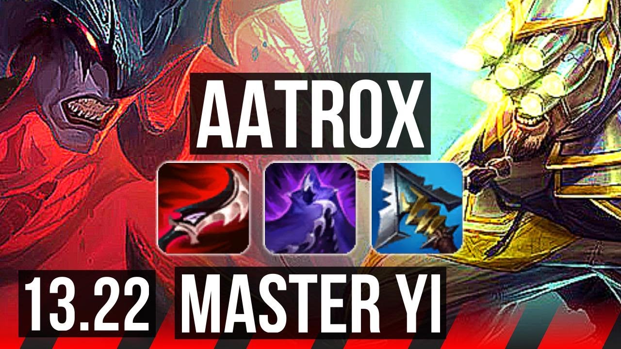 AATROX vs YI (TOP) | 68% winrate, 10/2/8, Legendary | NA Master | 13.22