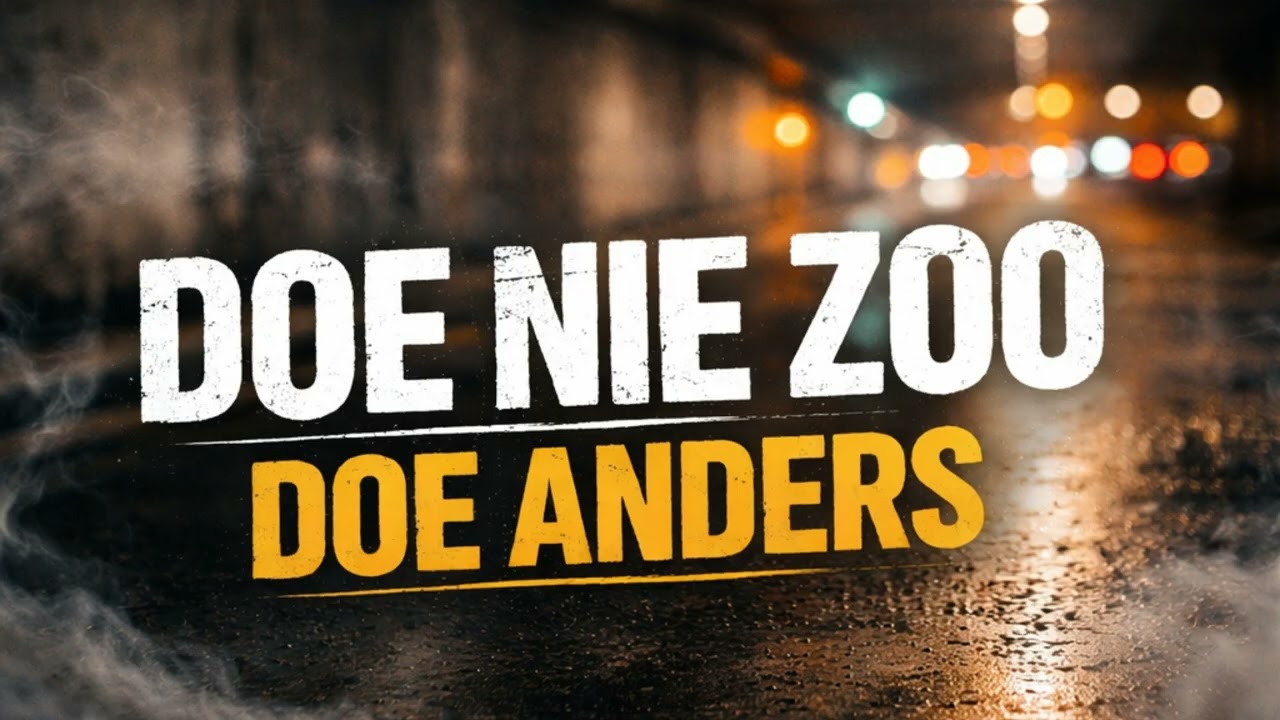 Doe nie zoo doe anders
