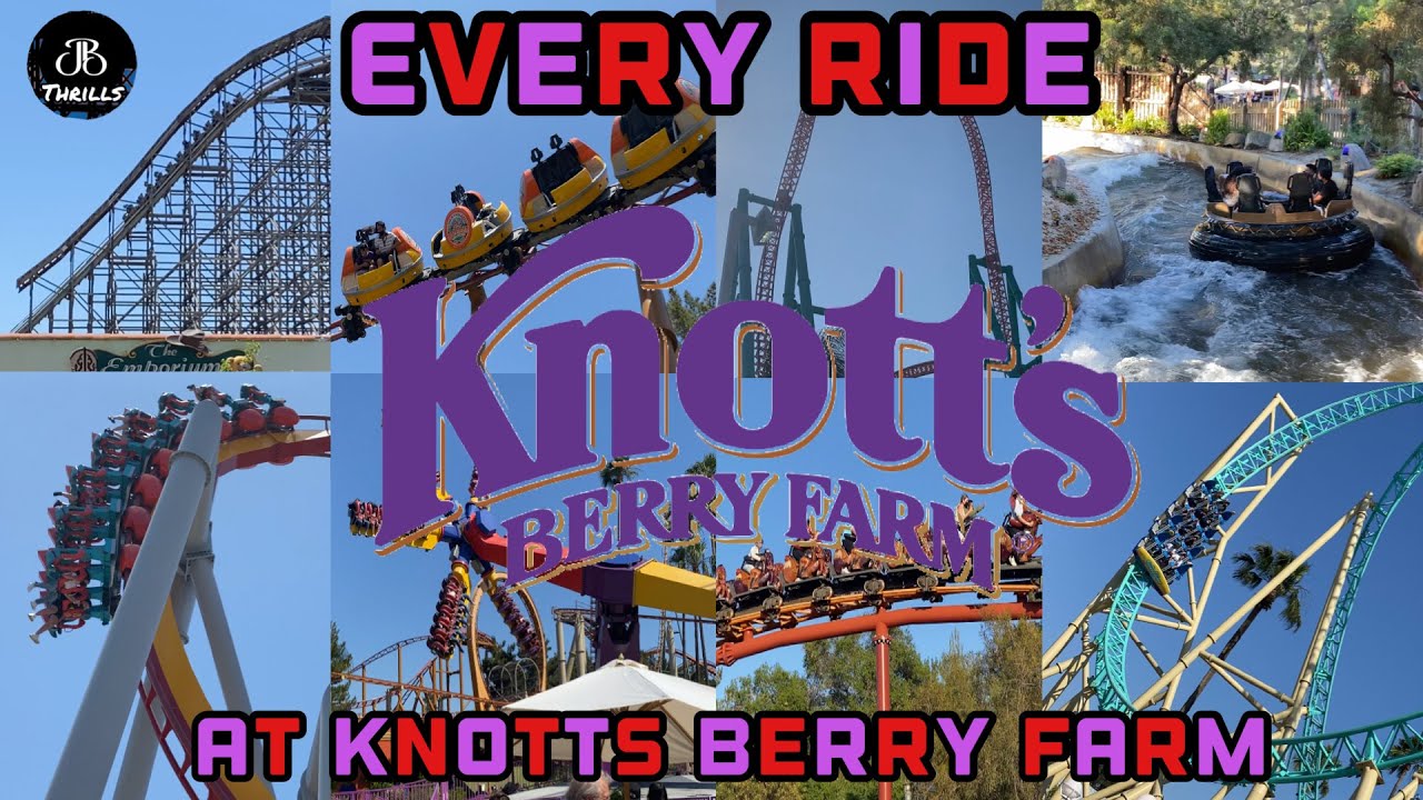 Every Ride At Knotts Berry Farm (2021)