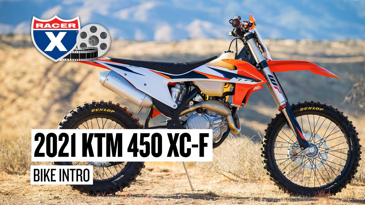 Testing The 2021 KTM 450 XC-F Off-Road & Motocross Hybrid Racing Machine