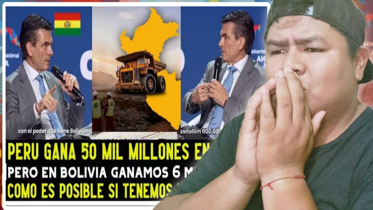 BOLIVIANO REACCIONA A PRESIDENTE BOLIVIANO NO PUEDE CREER COMO PERU PRODUCE 10 VECES MAS QUE BOLIVIA