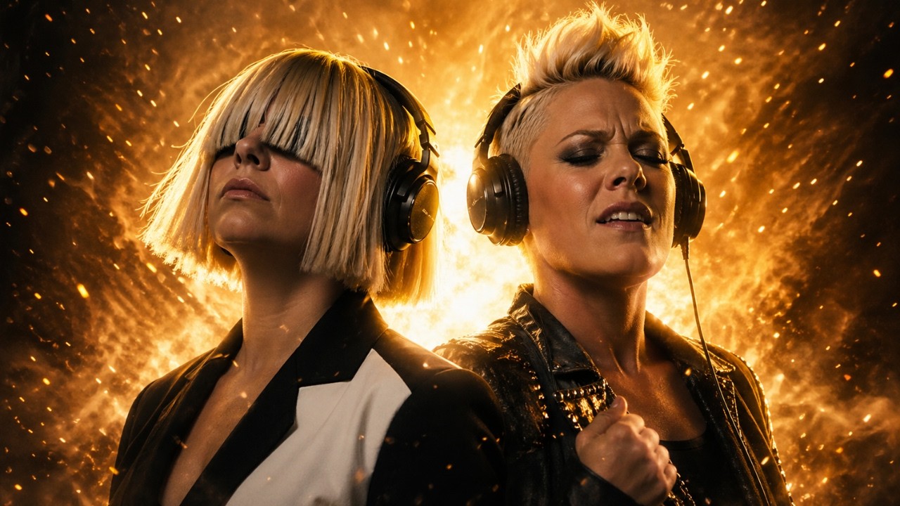 Sia ft Pink - I Won&rsquo;t Back Down (Official AI Lyrics Video)