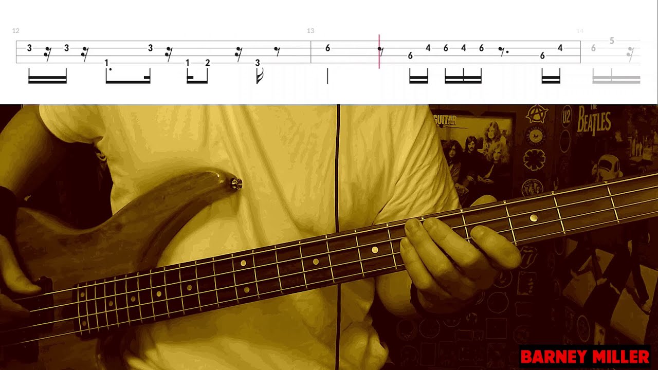 Barney Miller (TV Theme) by Jack Elliott - Bass Cover with Tabs Play-Along