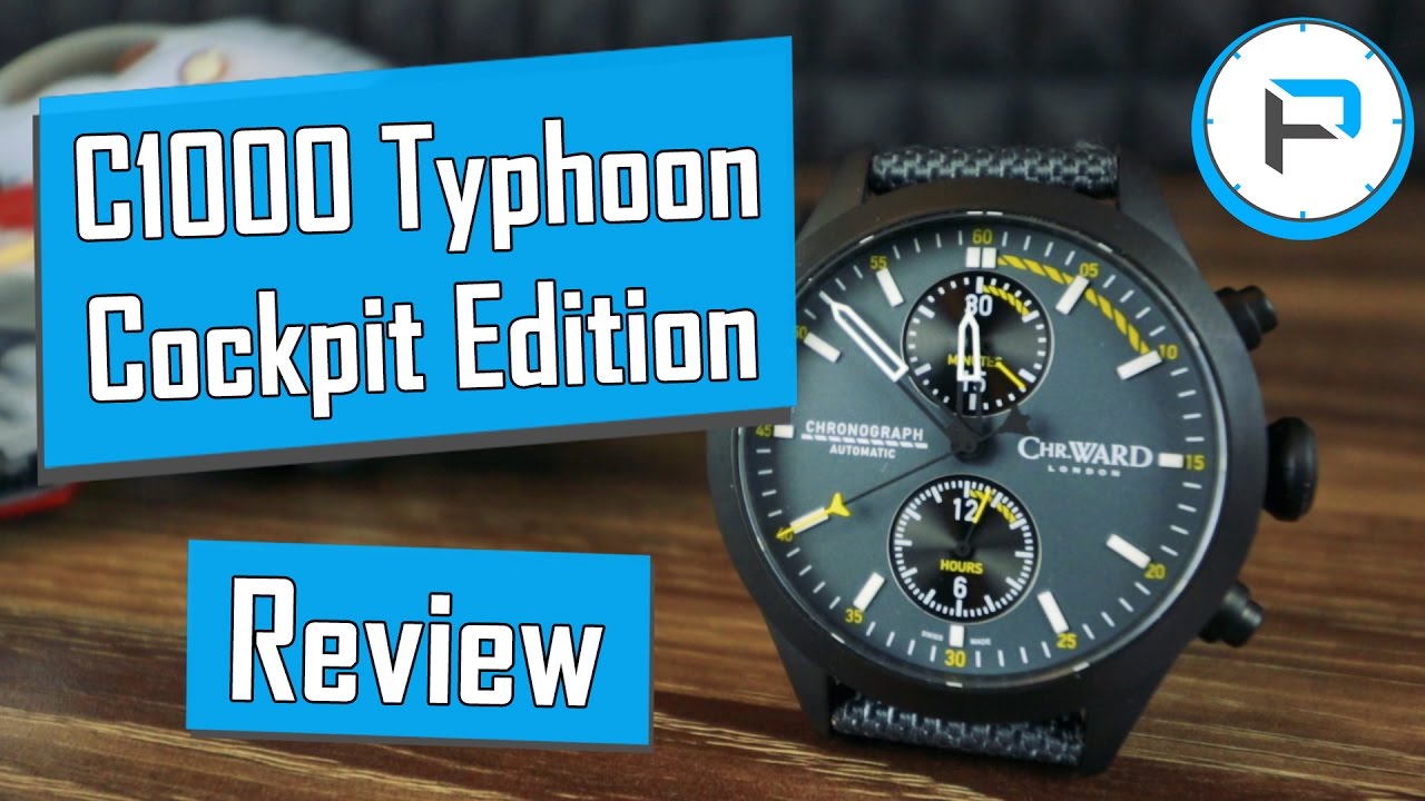 Chrsitopher Ward C1000 FGR4 Typhoon Cockpit Edition Watch Review
