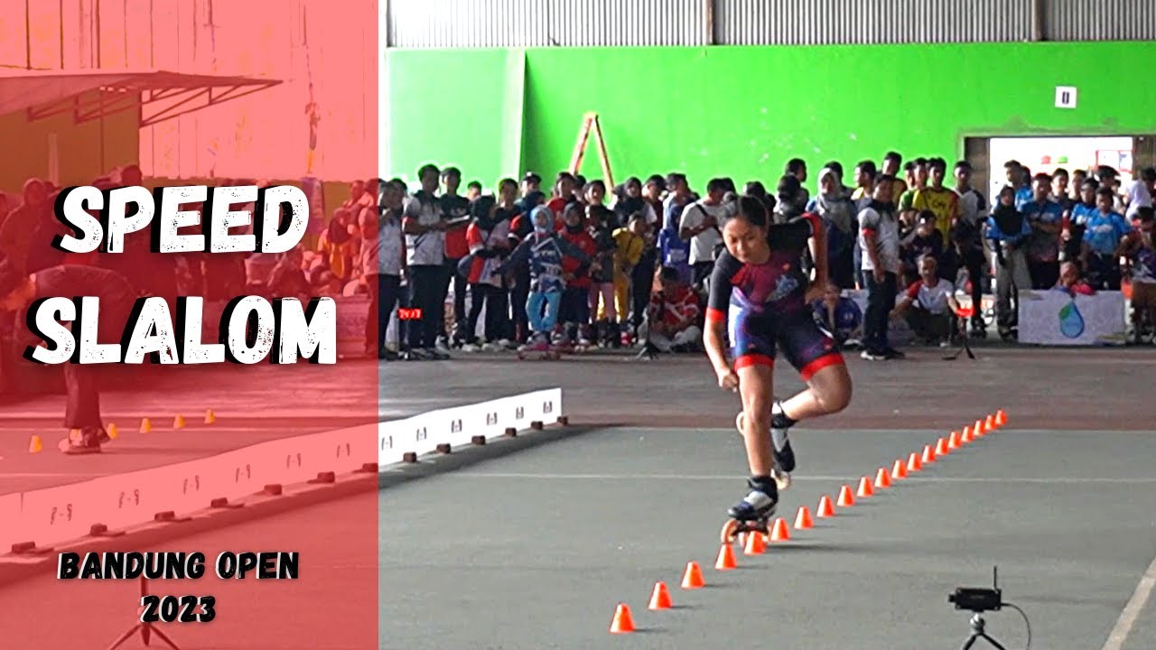 BANYAK INSIDEN!!! CUPLIKAN SPEED SLALOM || KEJUARAAN SEPATU RODA BANDUNG OPEN 2023
