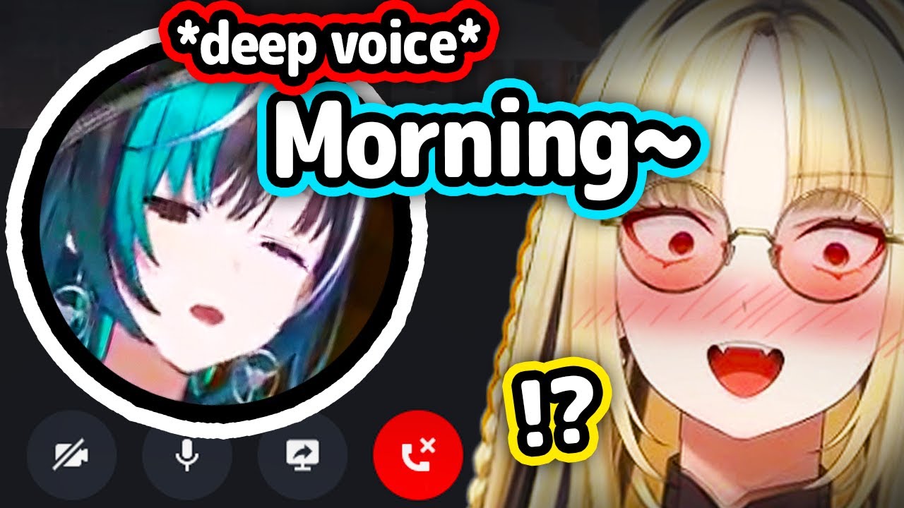Chihaya's Morning Voice Is So Deep It Caught Niko Off-Guard【Hololive】