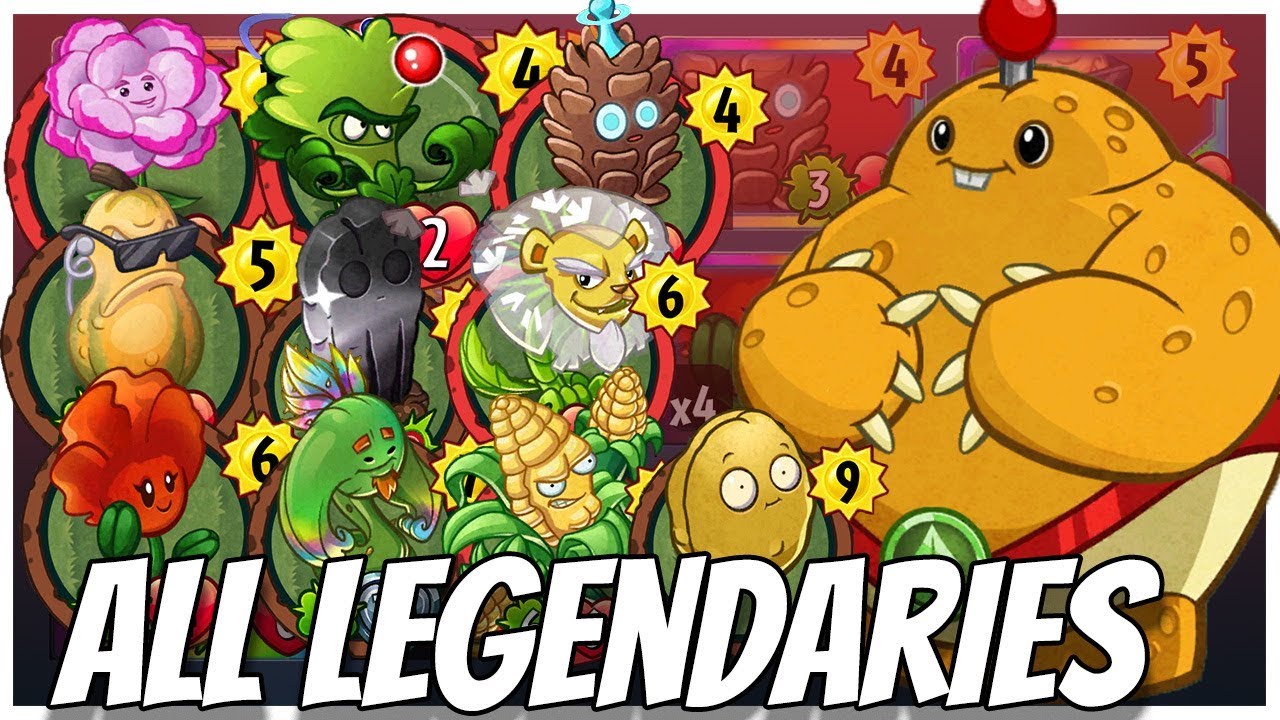 ALL Legendary Cards Challenge - Spudow | Plants vs Zombies Heroes Gameplay (5/22)