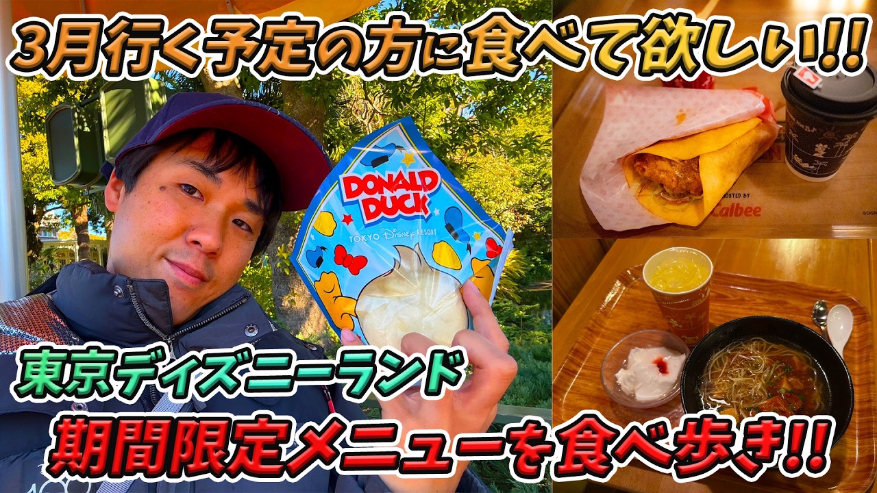 2026年3月31日まで楽しめる！期間限定メニューを中心に食べ歩き！／東京ディズニーランド