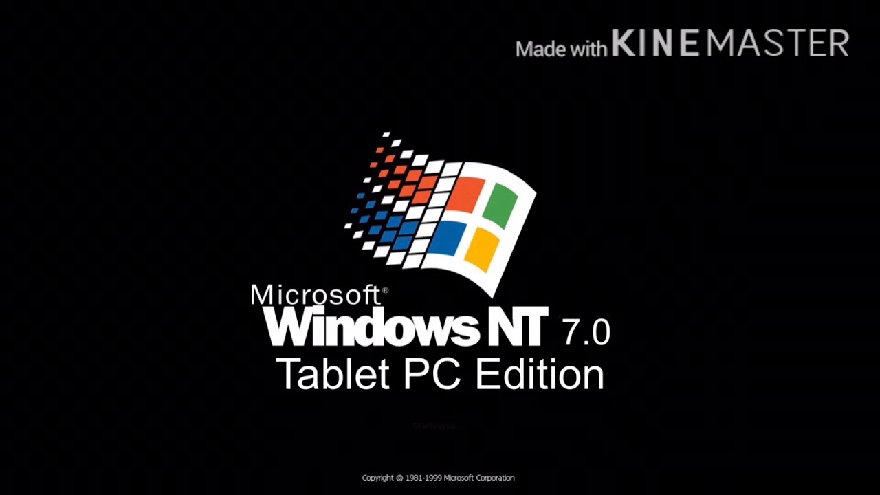 Microsoft Windows NT 7.0 Tablet PC Edition Startup