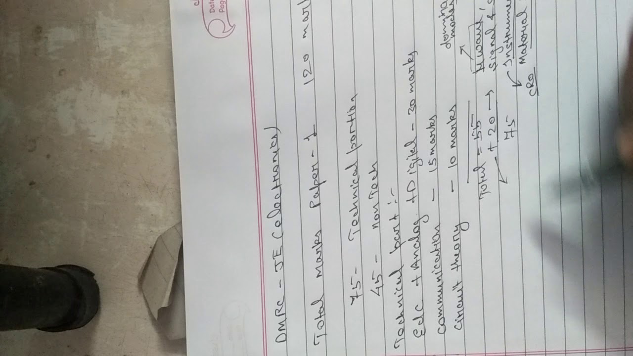 To the point :DMRC JE ELECTRONICS.