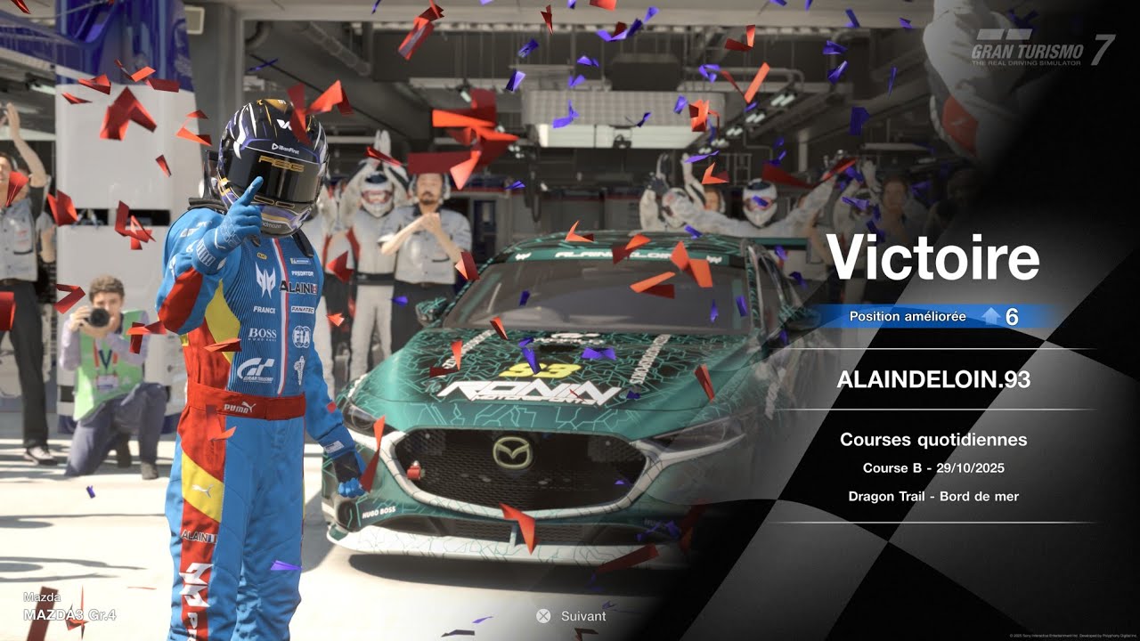 🔴Gran Turismo 7 - DragonTrail 🥇Mazda3 Gr4 DeathChicane #granturismo #mazda 