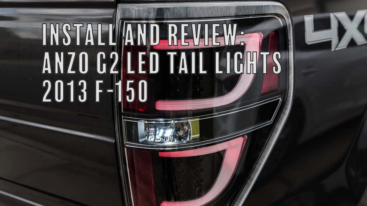 ANZO G2 LED Tail Lights (2009-2014 F-150)