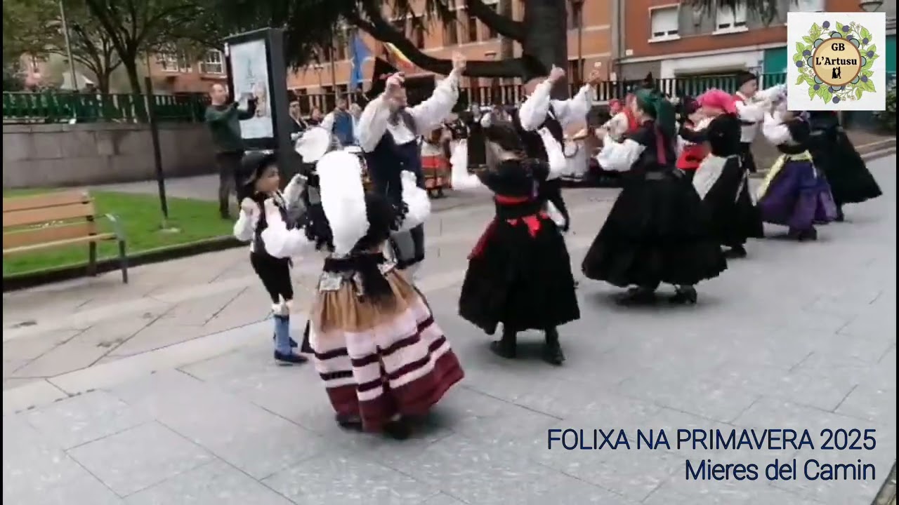 SABADU DE FOLIXA - RESUMEN PASACALLES FOLIXA NA PRIMAVERA 2025- MIERES DEL CAMIN