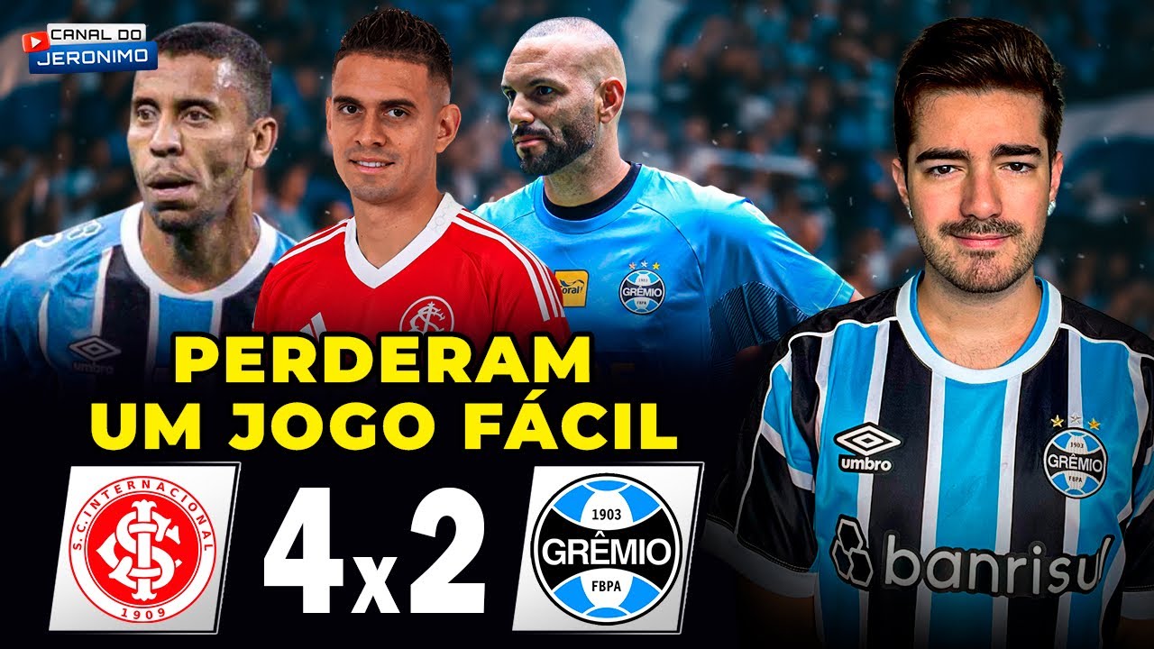 A DERROTA INACREDITÁVEL do GRÊMIO no CLÁSSICO GRENAL! Inter 4x2 Grêmio 