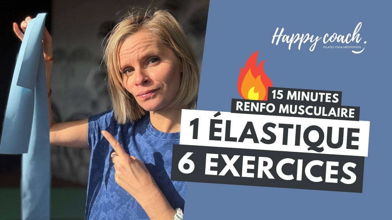 6 exercices avec élastique pour sculpter ton corps RAPIDEMENT 👙 - Happy Coach By Aurélie