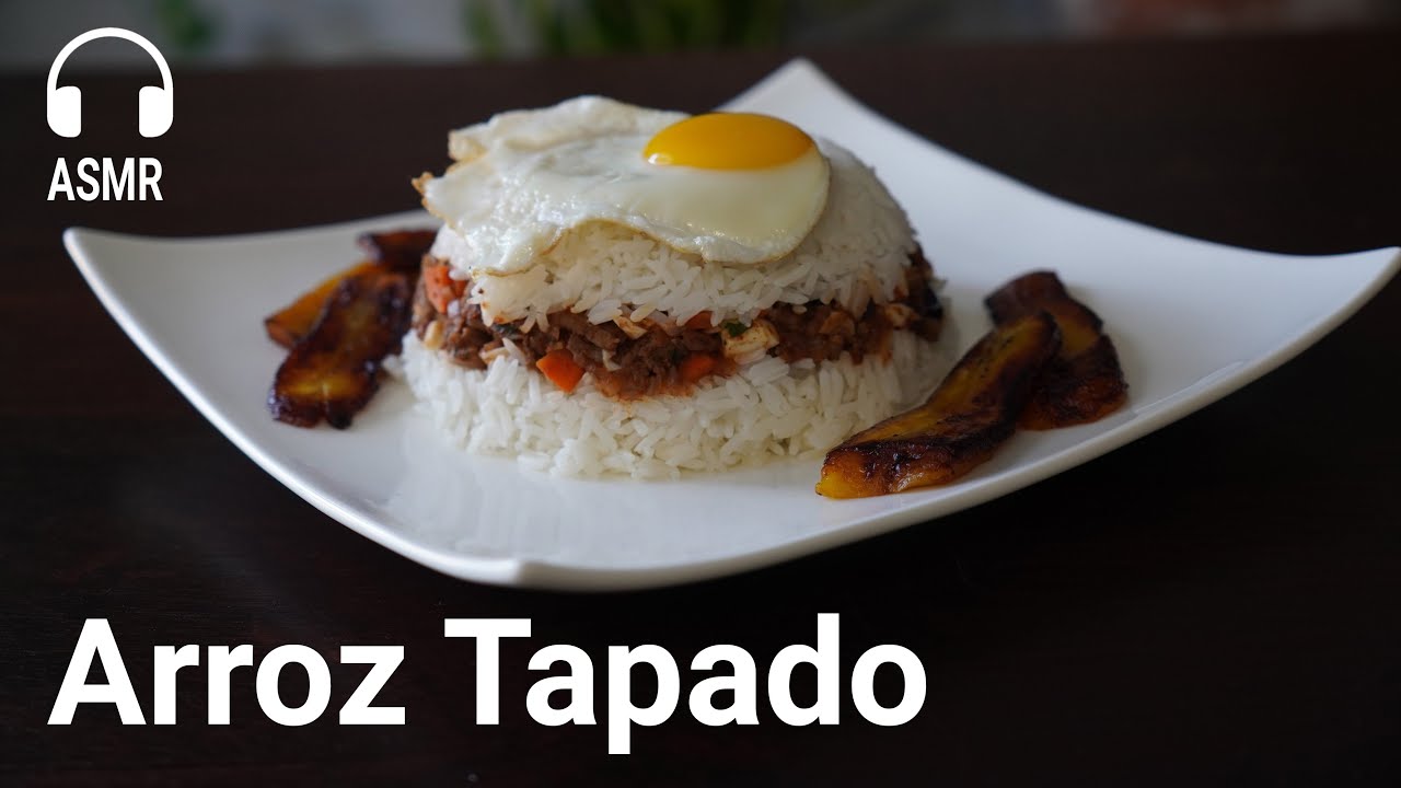 Como hacer arroz tapado | ASMR Cooking