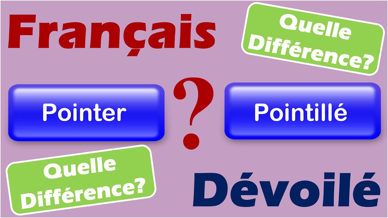 Pointer et Pointillé (Quelle Diff.)