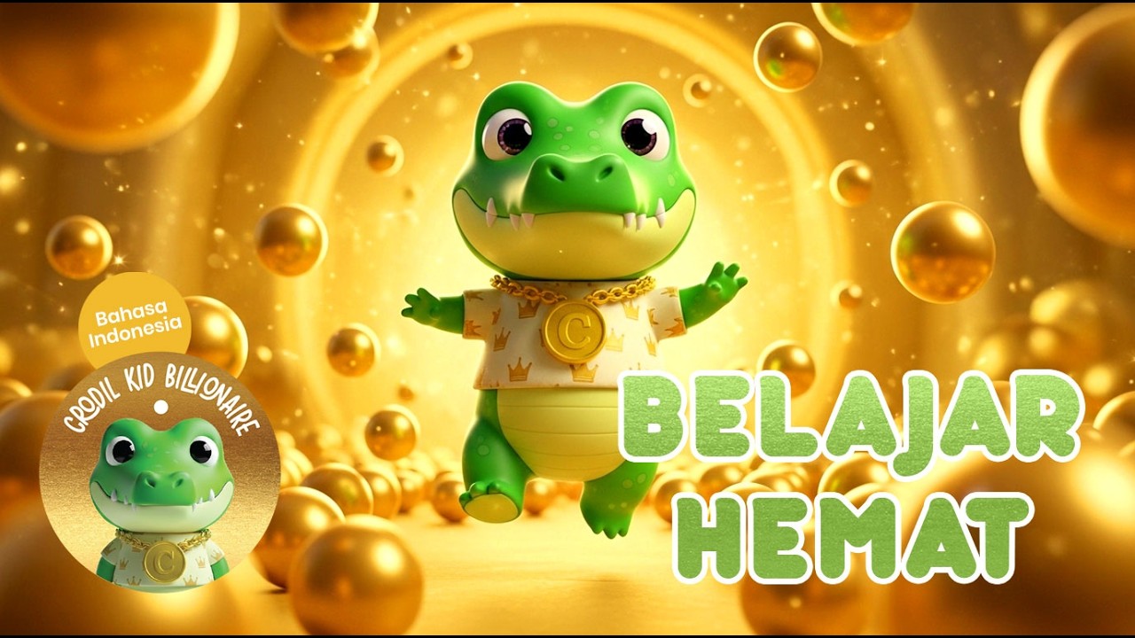 Lagu Anak BELAJAR HEMAT - Crodil kid billionaire