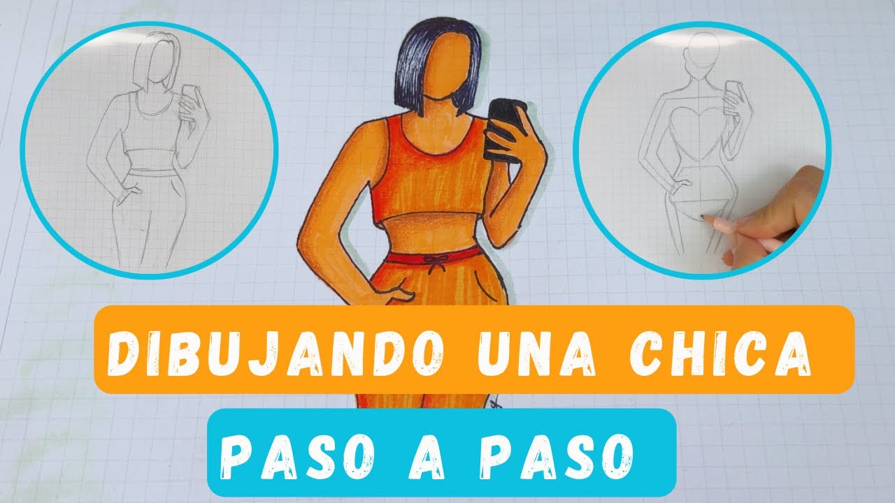 COMO DIBUJAR UNA CHICA || DIBUJO DE CHICA TUMBLR | dibujo paso a paso