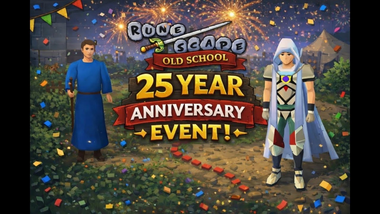 Old School RuneScape / 25 YEAR ANNIVERSARY EVENT / 13 YEARS OF OSRS / LIVE