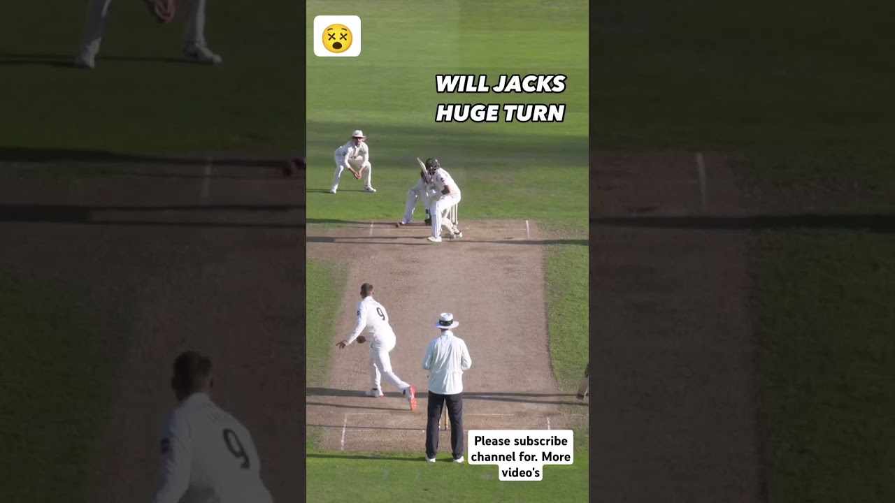 Will Jacks extraordinary ball..!! What a spin #cricket #viralshort