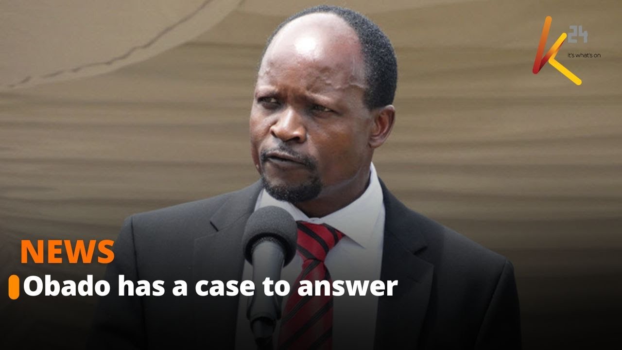 Former Governor Okoth Obado and two others hava case to answer in Sharon Otieno murder case