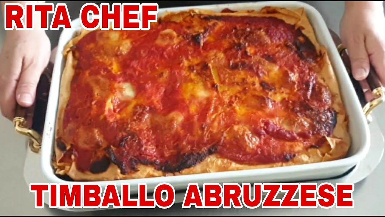 ИТАЛЬЯНСКИЙ ВОСКРЕСНЫЙ ОБЕД⭐РИТА ШЕФ-ПОВАР | TIMBALLO ABRUZZESE.