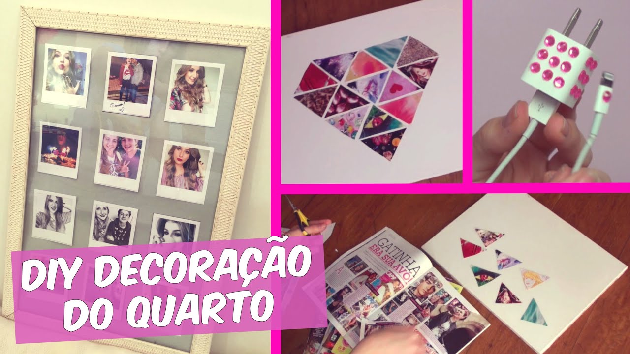 DIY's Decorando o Quarto! Várias ideias fáceis!